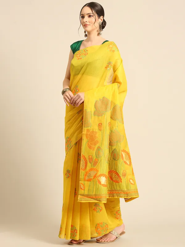 Pure_Muga_Cotton_Saree_|_Elegant_Handloom_Sarees