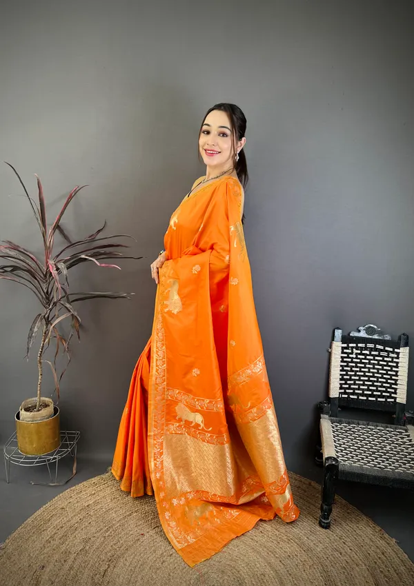 Pure_Muga_Cotton_Saree_|_Elegant_Handloom_Sarees