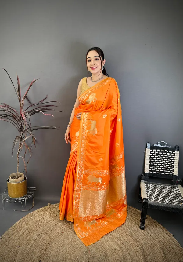 Pure_Muga_Cotton_Saree_|_Elegant_Handloom_Sarees