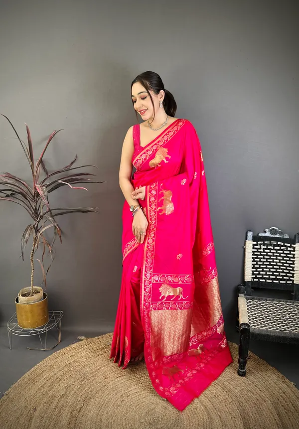 Pure_Muga_Cotton_Saree_|_Elegant_Handloom_Sarees