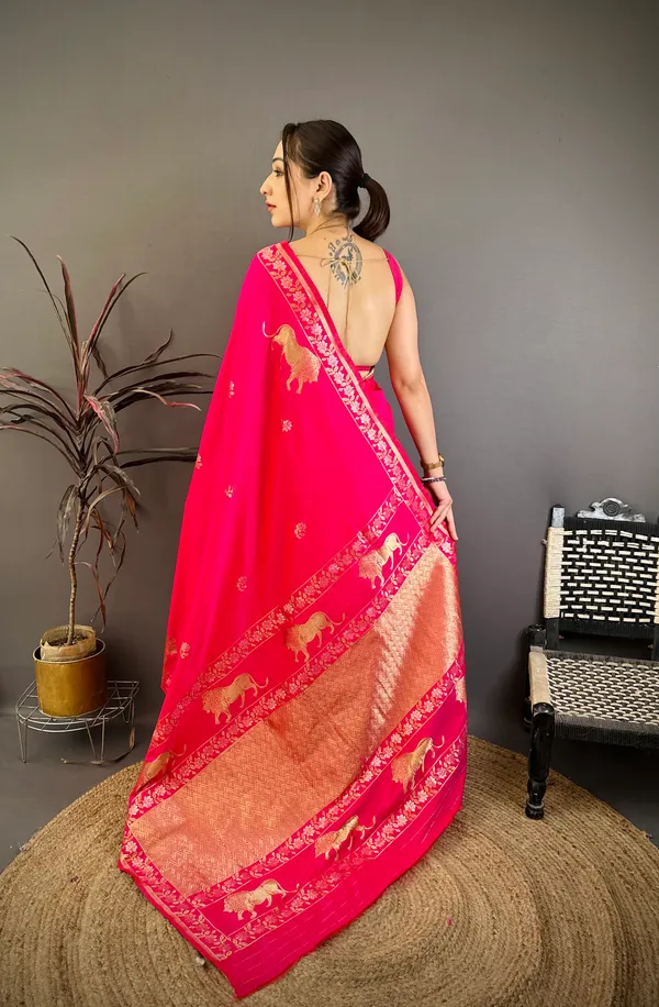 Pure_Muga_Cotton_Saree_|_Elegant_Handloom_Sarees