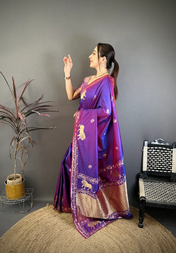 Pure_Muga_Cotton_Saree_|_Elegant_Handloom_Sarees