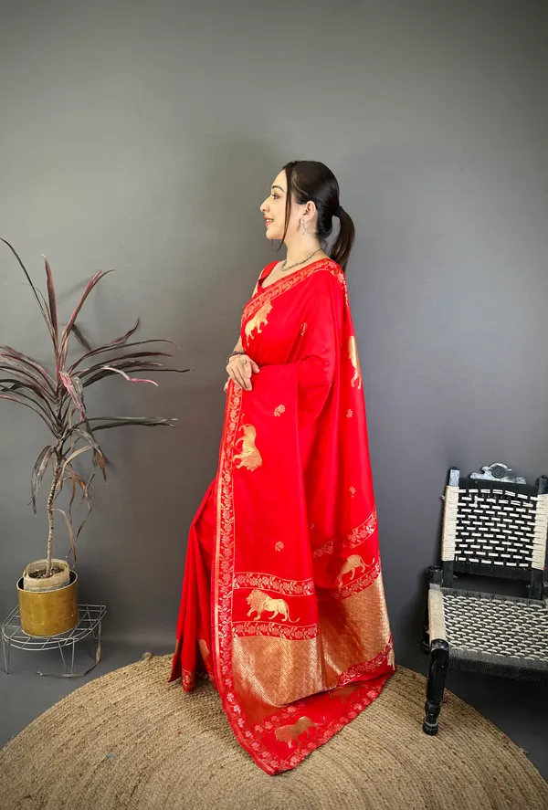 Pure_Muga_Cotton_Saree_|_Elegant_Handloom_Sarees
