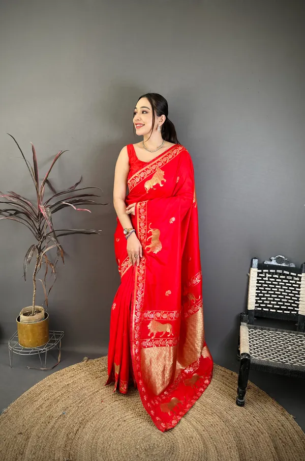 Pure_Muga_Cotton_Saree_|_Elegant_Handloom_Sarees