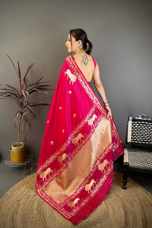 Pure_Muga_Cotton_Saree_|_Elegant_Handloom_Sarees