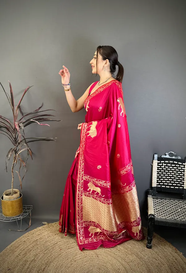 Pure_Muga_Cotton_Saree_|_Elegant_Handloom_Sarees