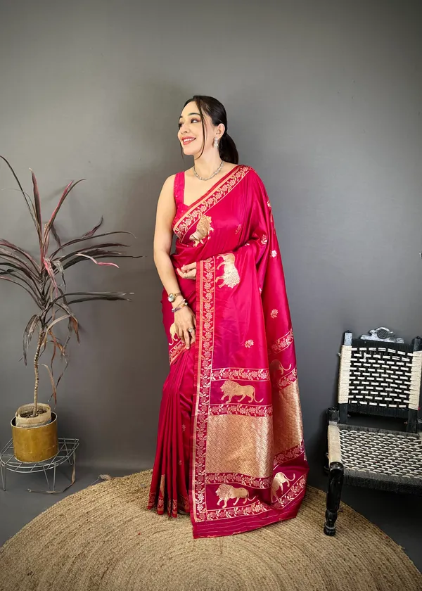 Pure_Muga_Cotton_Saree_|_Elegant_Handloom_Sarees