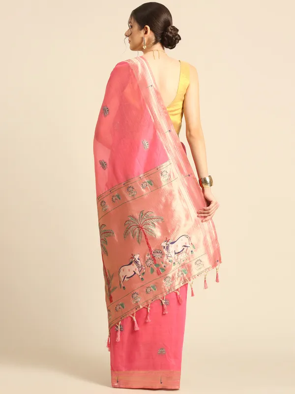 Traditional_Maharashtrian_muga_cotton_Paithani___Saree