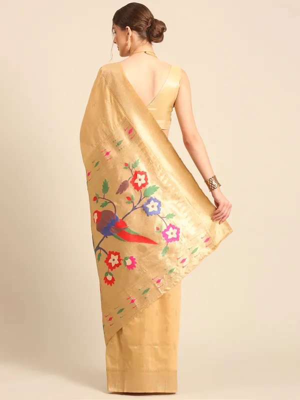Authentic_Muga_cotton_Paithani__Saree