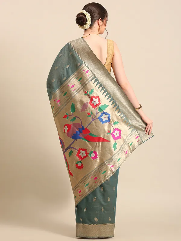 Authentic_Muga_cotton_Paithani__Saree