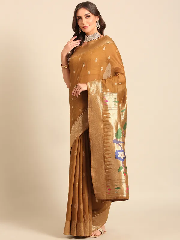 Authentic_Muga_cotton_Paithani__Saree