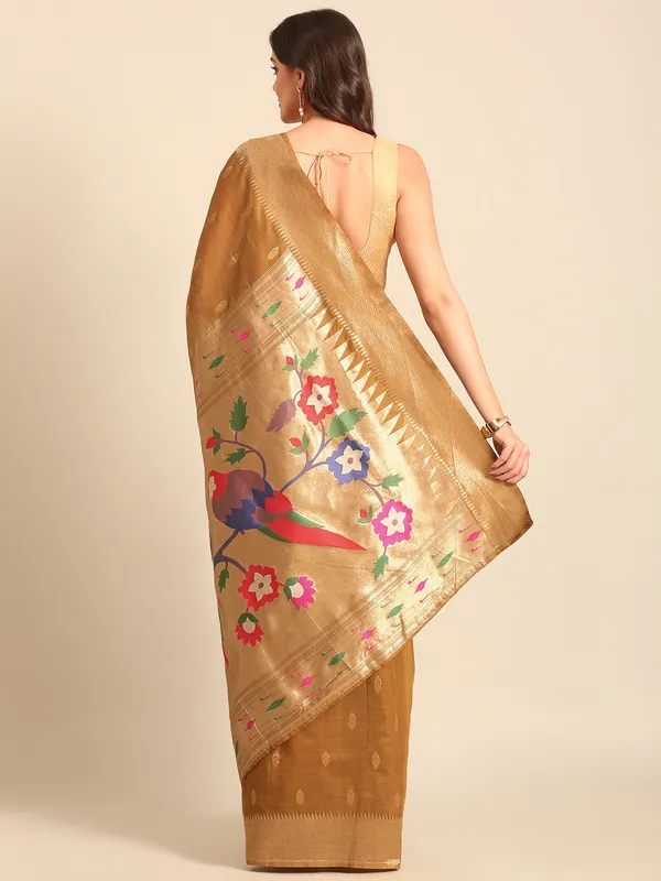 Authentic_Muga_cotton_Paithani__Saree