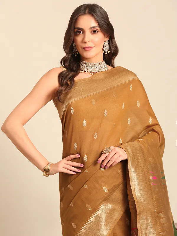 Authentic_Muga_cotton_Paithani__Saree