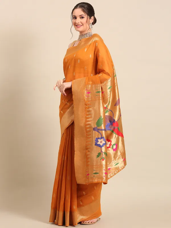 Authentic_Muga_cotton_Paithani__Saree
