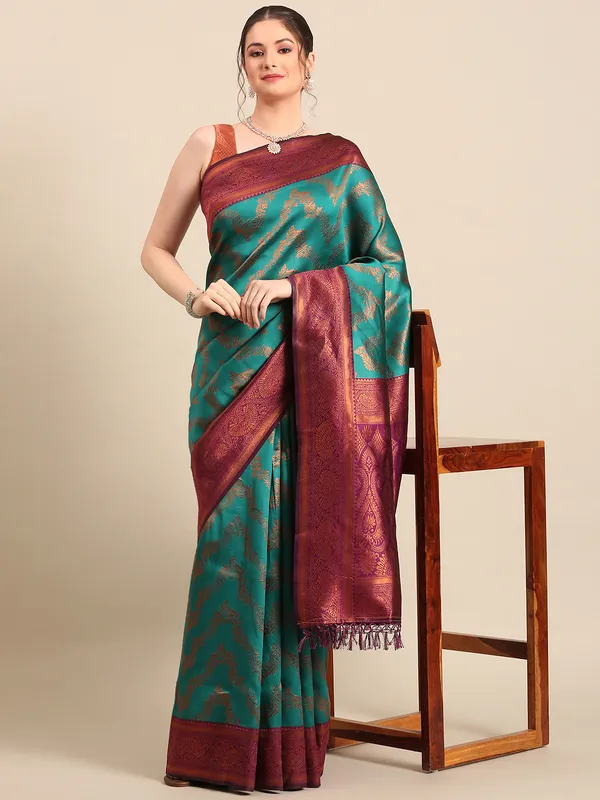 Pure_Kanjivaram_Silk_Saree_with_Traditional_Zari_Work_|_Premium_Wedding_Saree