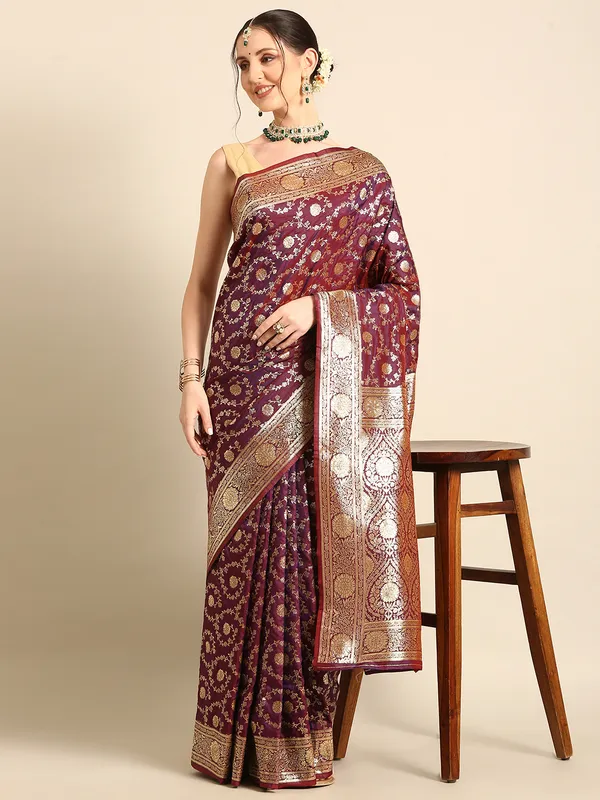 Festive_Banarasi_Silk_Saree_with_Elegant_Zari_Work