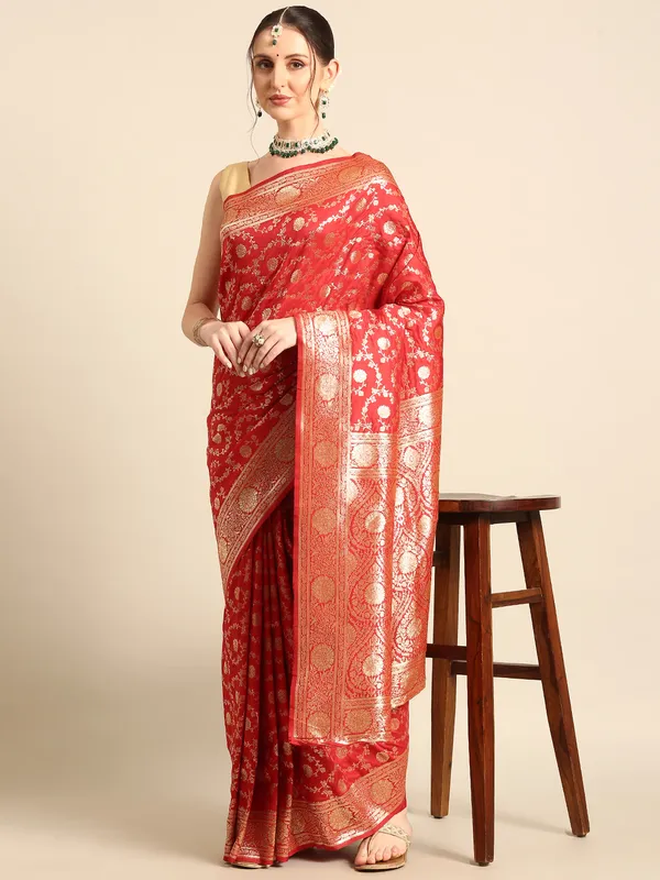 Festive_Banarasi_Silk_Saree_with_Elegant_Zari_Work