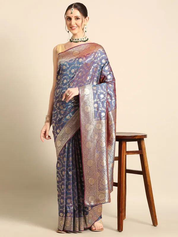 Festive_Banarasi_Silk_Saree_with_Elegant_Zari_Work