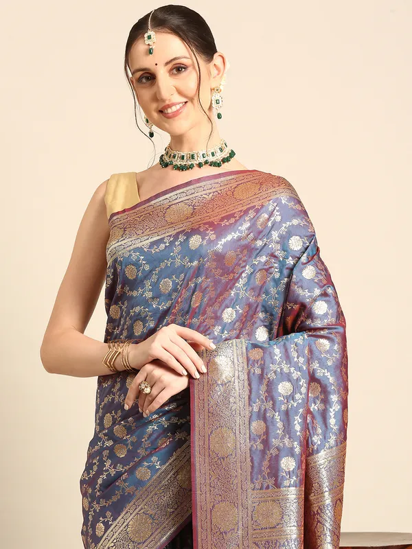 Festive_Banarasi_Silk_Saree_with_Elegant_Zari_Work