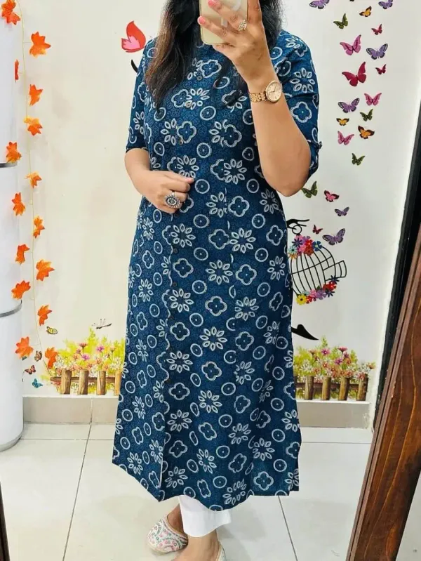 Imported__Digital_Printed_Blue_Cotton_Princess_Cut_Kurti