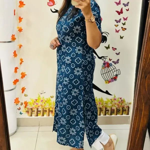 Imported__Digital_Printed_Blue_Cotton_Princess_Cut_Kurti