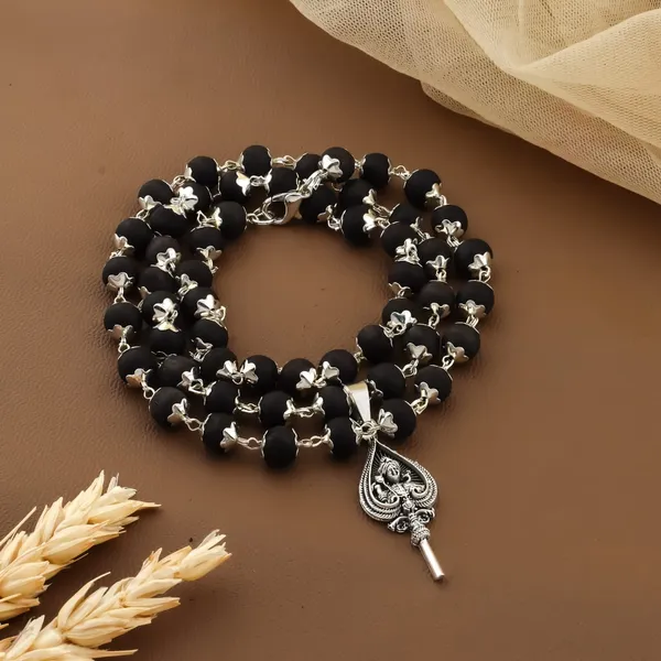 Original_Karungali_Malai_With_Lord_Muruga_Locket_paan_sef_god-_Certified_Ebony_Beads_Mala_With_Goverment_Lab_Test_Certification_-_Authentic_Black_Ebony_Wood_54_Beads_German_Silver_Cap_Mala_For_Meditaon_&_Spiritual_Growth