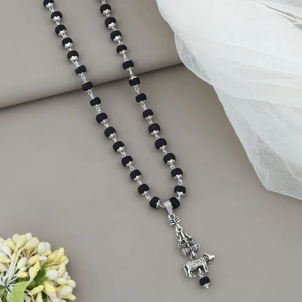 Karungali_Mala_Ebony_Wood_Orignal_With_Shiv_Nandi_Tirsul_Pendent_Mala_Wtih_Gov_Lab_Testing