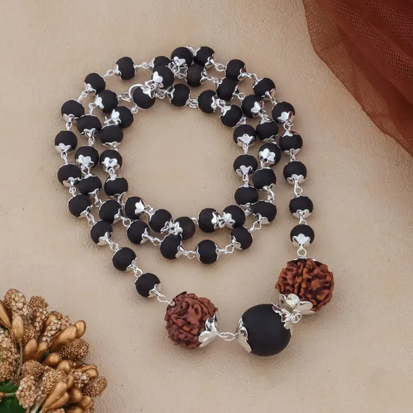 Orignal_Karungli_Mala_with_Two_Seven_Mukhi_Nepali_Orignal_Rudrakash_And_One_10_MM_karungli_Bead_with_Lab_Certified_
