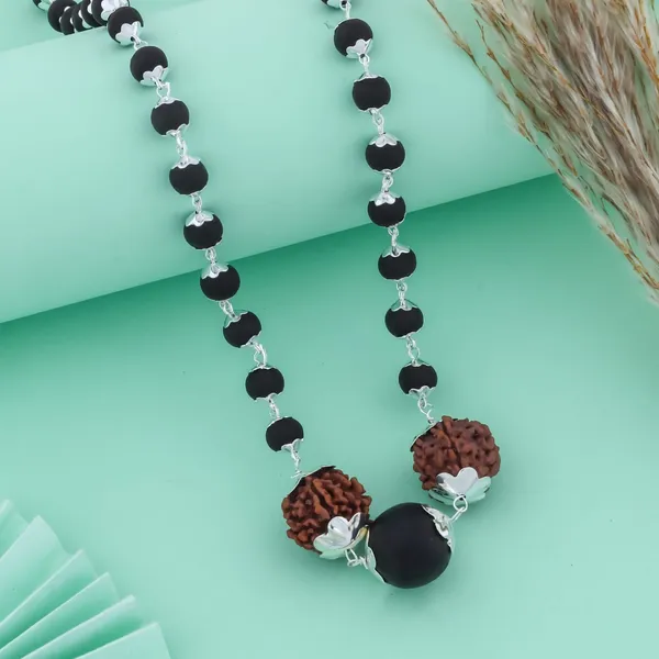 Orignal_Karungli_Mala_with_Two_Seven_Mukhi_Nepali_Orignal_Rudrakash_And_One_10_MM_karungli_Bead_with_Lab_Certified_