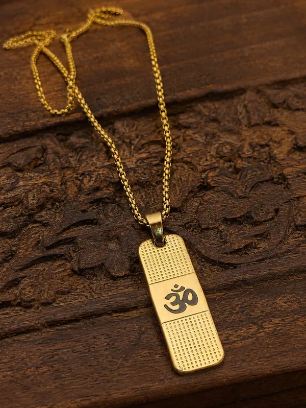 Religious_Om_Pendant_Locket_Gold_Plated_Finish_Stainless_Steel_Necklace_Chain_for_Men_and_Women_Daily_&_Party_Wear_