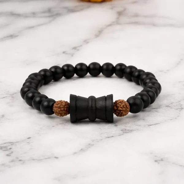 Rudraksha_Karungali_Healing_Bracelet_With_Damru_8mm