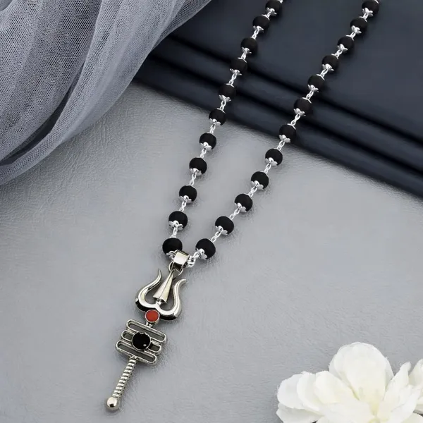 Shiv_Tirshul_Stainless__Steel_With_54_Beads_Origanal_Karungli_Mala_