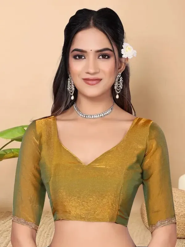 Adoring_Yellow_Embroidery_Work_Chiffon_Silk_Saree_With_Assemblage_Blouse_Piece