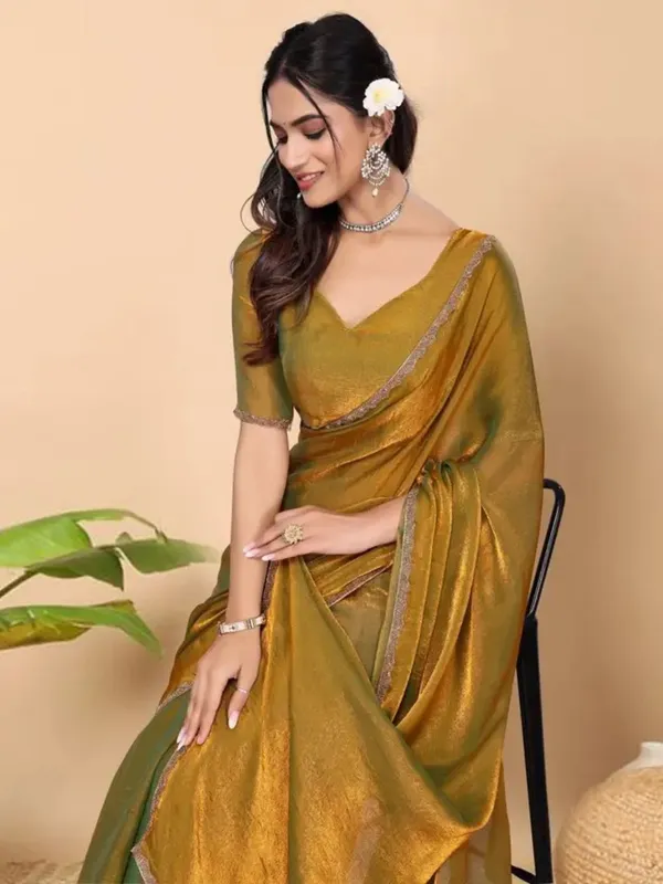 Adoring_Yellow_Embroidery_Work_Chiffon_Silk_Saree_With_Assemblage_Blouse_Piece