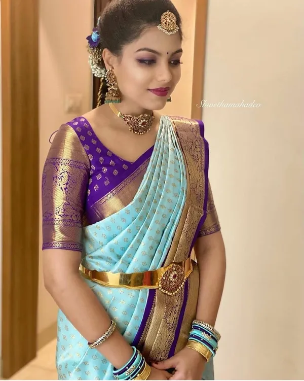 Divine_Sky_Soft_Banarasi_Silk_Saree_With_Bewitching_Blouse_Piece