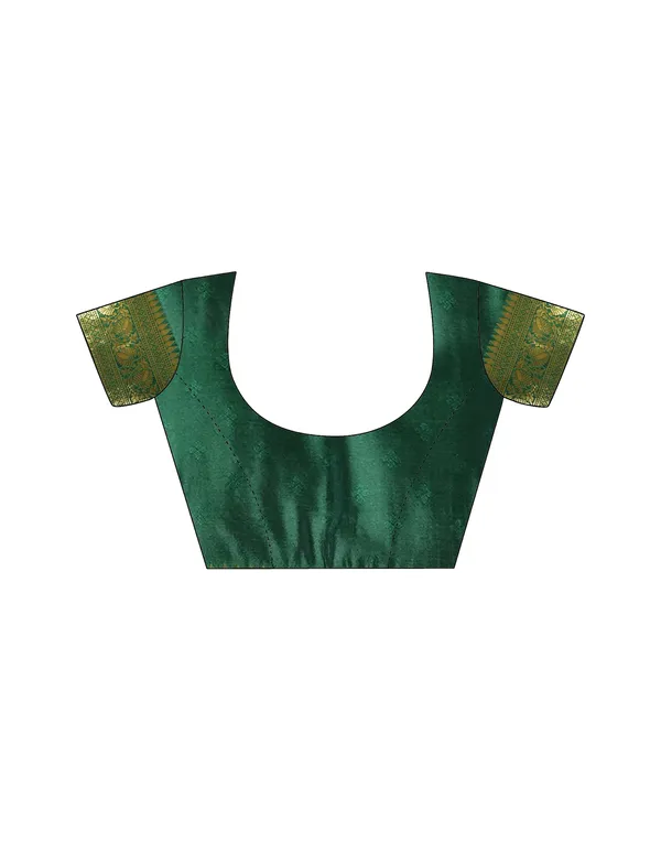 Effervescent_Green_Soft_Banarasi_Silk_Saree_With_Elision_Blouse_Piece