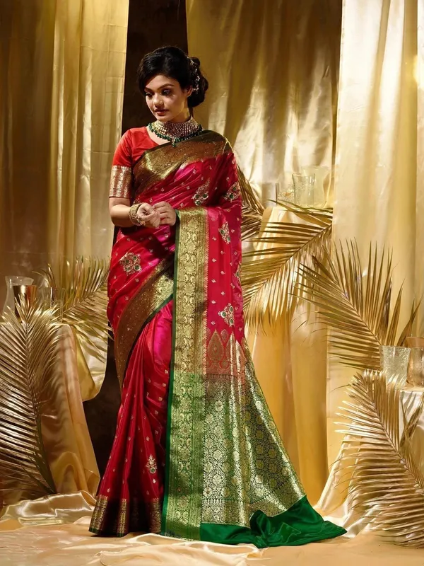 Effervescent_Soft_Banarasi_Silk_Saree_With_Elision_Blouse_Piece