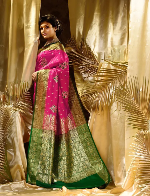Effervescent_Soft_Banarasi_Silk_Saree_With_Elision_Blouse_Piece