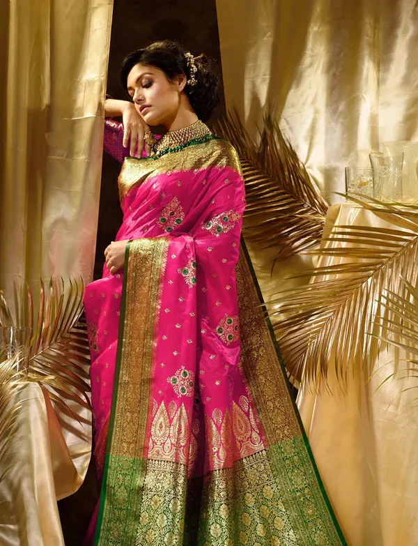 Effervescent_Soft_Banarasi_Silk_Saree_With_Elision_Blouse_Piece