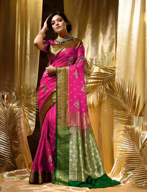 Effervescent_Soft_Banarasi_Silk_Saree_With_Elision_Blouse_Piece