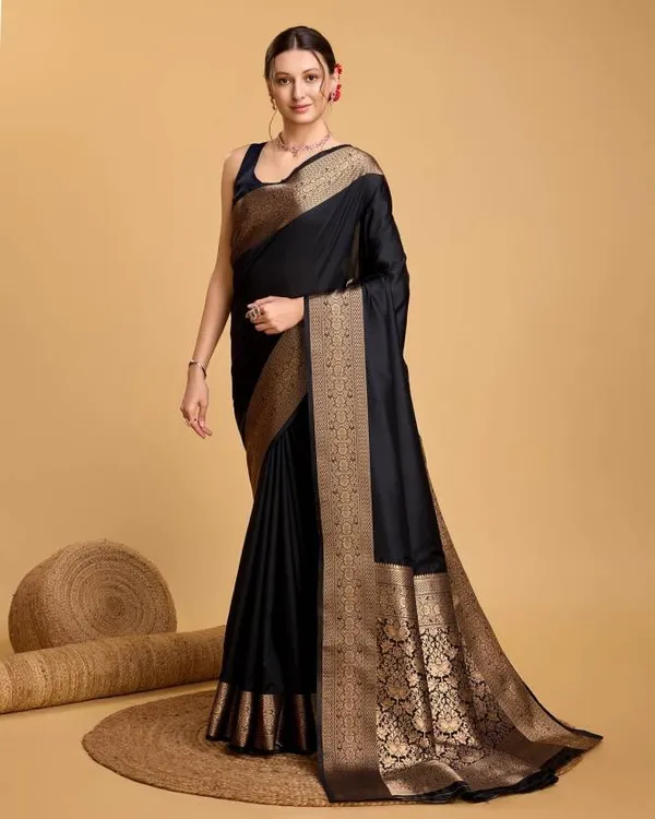 Ideal_Soft_Banarasi_Silk_Saree_With_Dalliance_Blouse_Piece