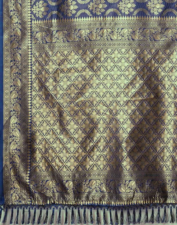 Marvellous_Blue_Soft_Banarasi_Silk_Saree_With_Unique_Blouse_Piece