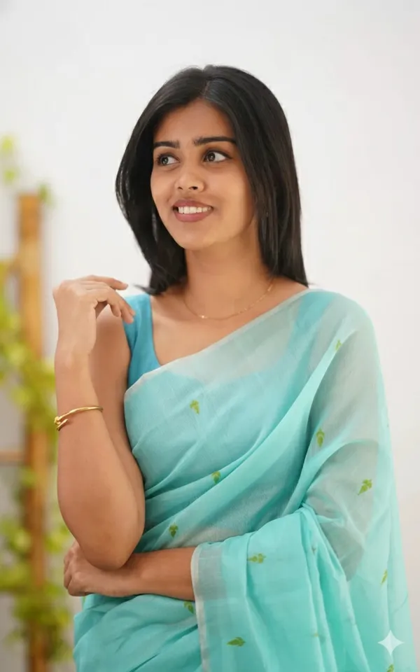 Outstanding_Cotton_Silk_Saree_With_Deserving_Blouse_Piece