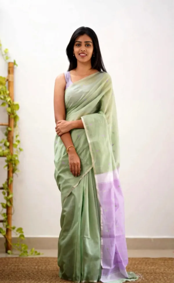 Outstanding_Cotton_Silk_Saree_With_Deserving_Blouse_Piece