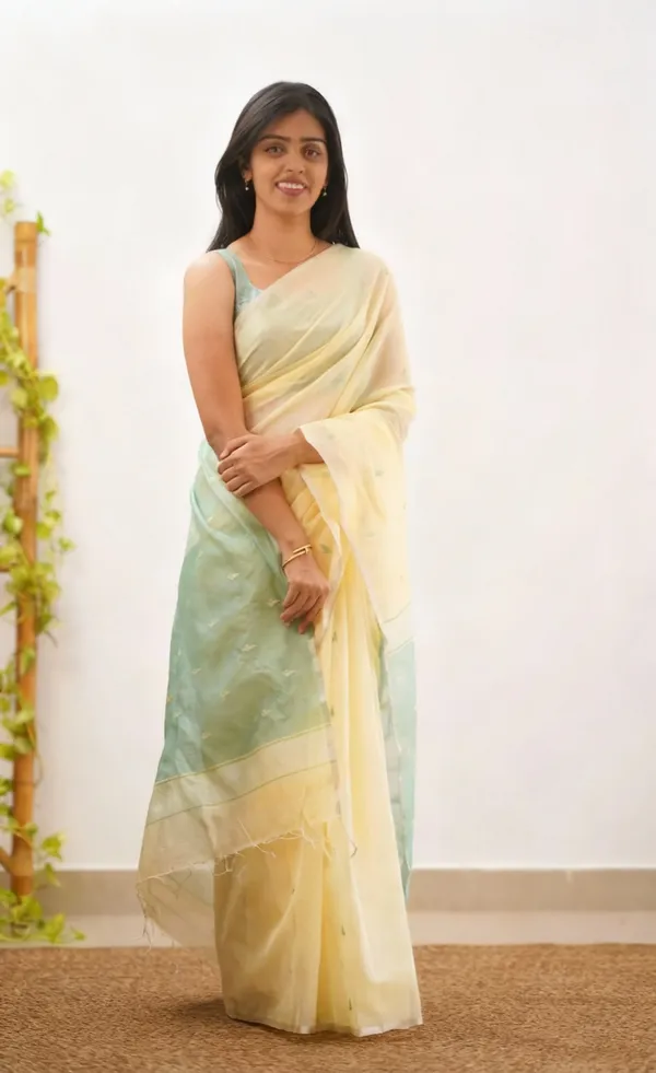 Outstanding_Cotton_Silk_Saree_With_Deserving_Blouse_Piece