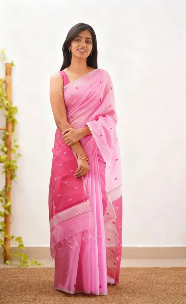 Outstanding_Cotton_Silk_Saree_With_Deserving_Blouse_Piece