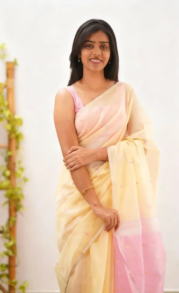 Outstanding_Cotton_Silk_Saree_With_Deserving_Blouse_Piece