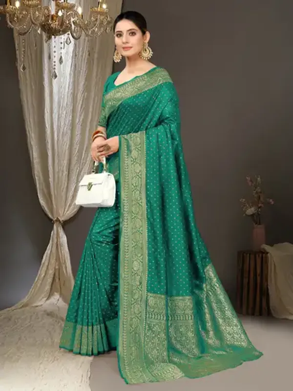 Tremendous_Soft_Banarasi_Silk_Saree_With_Supernal_Blouse_Piece