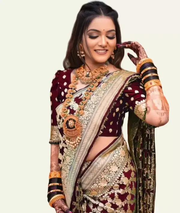 Wonderful_Maroon_Soft_Banarasi_Silk_Saree_with_Stylish_Blouse_Piece