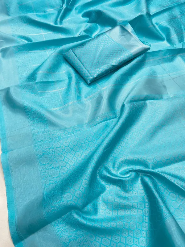 Light_Blue_Woven_Kanjivaram_Silk_Saree_with_Saree_Cover